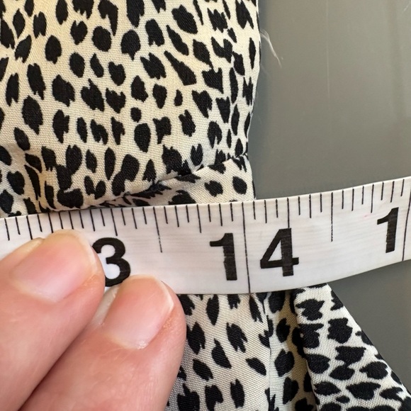 Angel Eye London Black White Sleeveless A-line knee length Dress women's size S - Picture 11 of 11